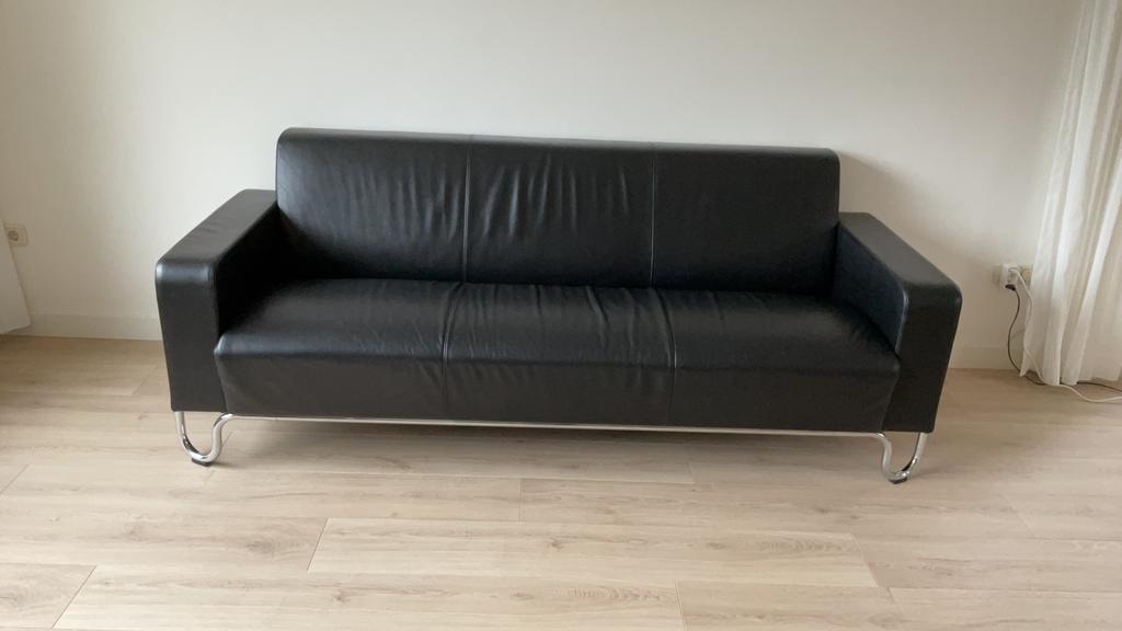 Gispen bank, 3-zits, Huis en Inrichting, Ophalen, Gebruikt, Driepersoons, Rechte bank