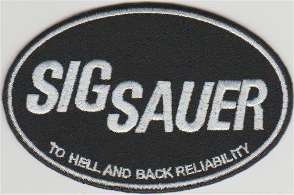 Sig Sauer patch embleem #2, Verzenden, Nieuw, Shirt