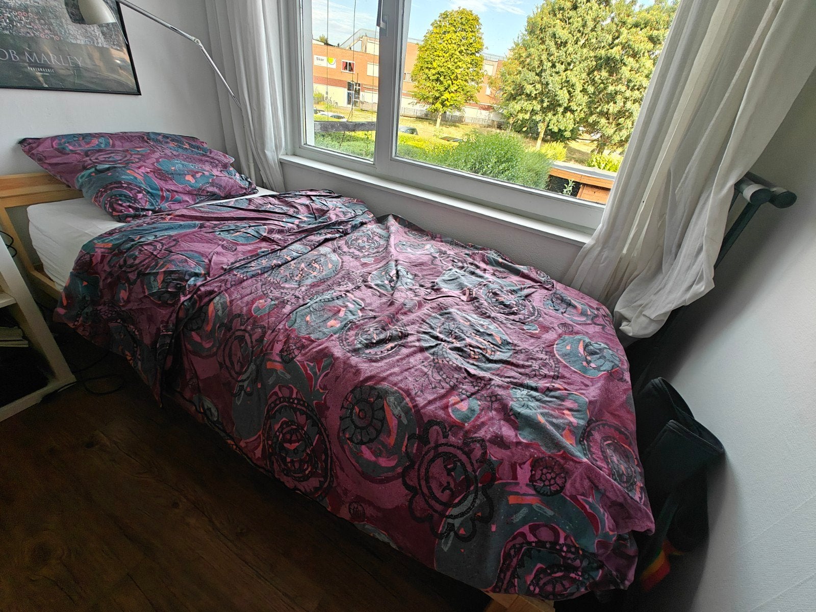 Ikea Neiden bed 90x200 met luxe pocketveringmatras, Ophalen, 90 cm, Eenpersoons, Nieuw