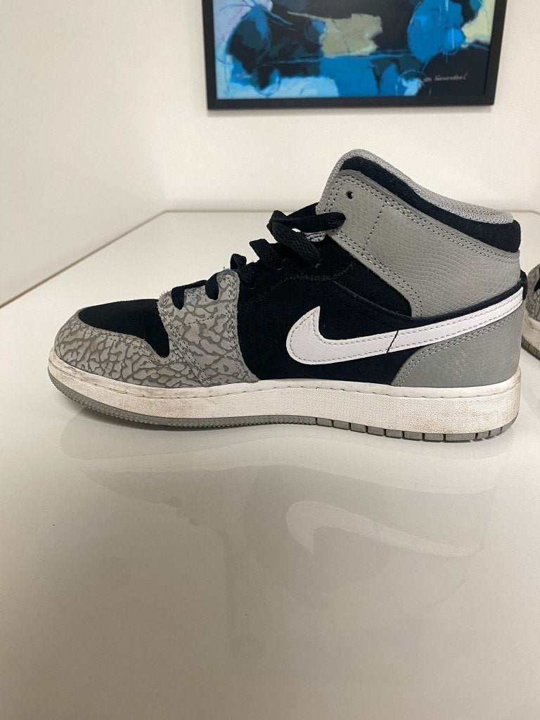 Foto 4 van Jordan 1 Mid Elephant Print