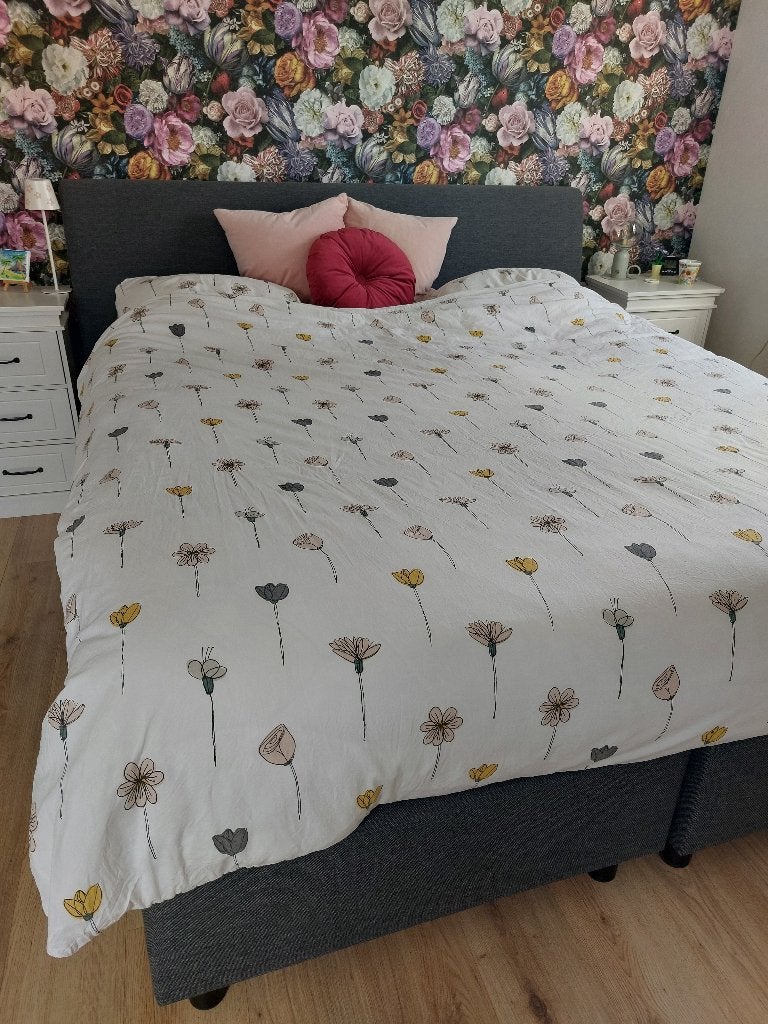 Boxspring bed, Huis en Inrichting, Ophalen, Gebruikt, 210 cm, Tweepersoons