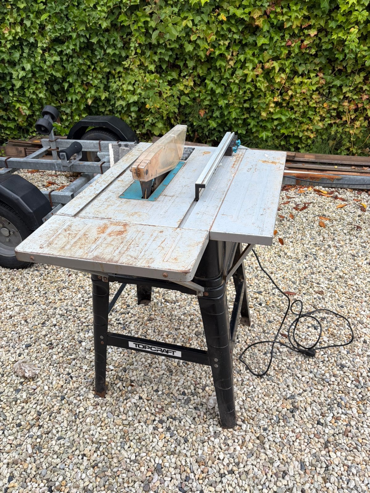 Zaagtafel Topcraft, Ophalen, Gebruikt, Cirkelzaag, 30 tot 70 mm