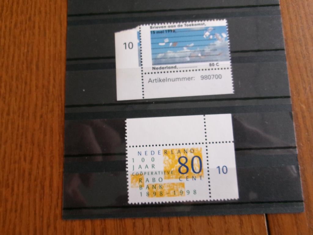 1998 - brieven en rabobank et nummers (928h), Postzegels en Munten, Postzegels | Nederland, Verzenden, Postfris