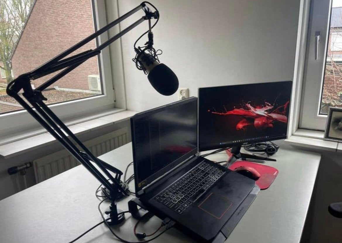 Behringer C1-U USB condensator microfoon, Ophalen of Verzenden, Zo goed als nieuw, Studiomicrofoon