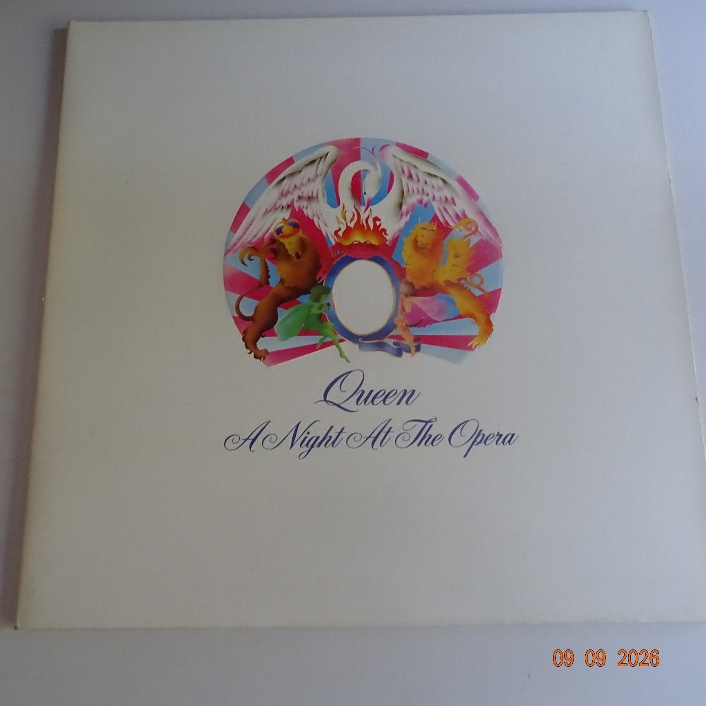 Queen - A night at the opera, Cd's en Dvd's, LP, Gebruikt, Verzenden, Gatefold hoes