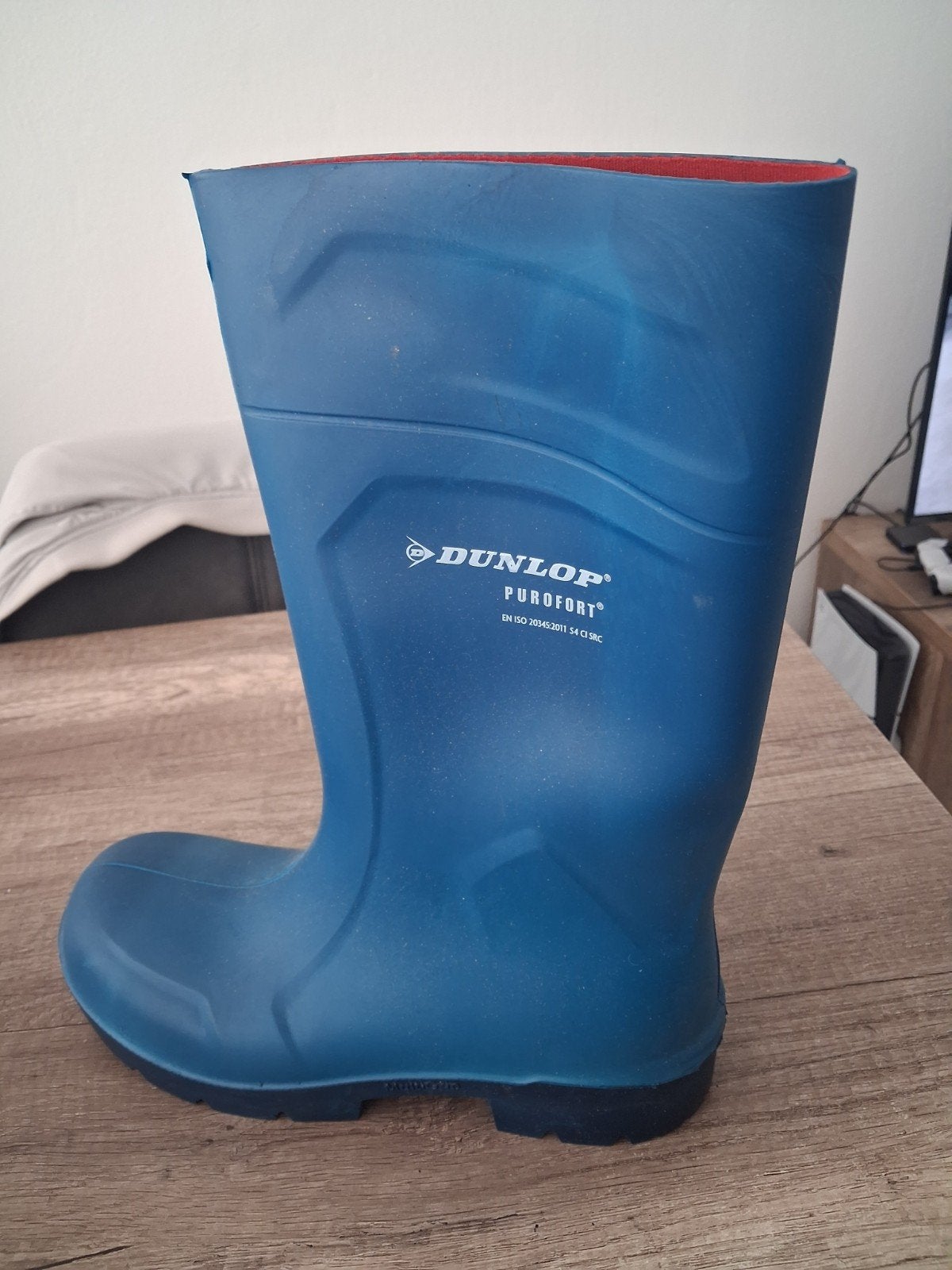 Dunlop Purofort Rubberlaars met Stalenneus maat 46., Ophalen, Nieuw, Laarzen