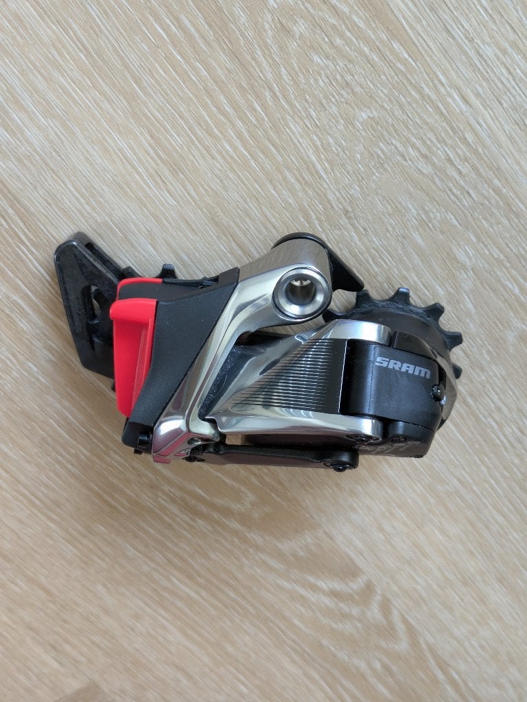 SRAM Red eTap 11-speed derailleur, Gebruikt, Overige materialen, Ophalen of Verzenden, SRAM