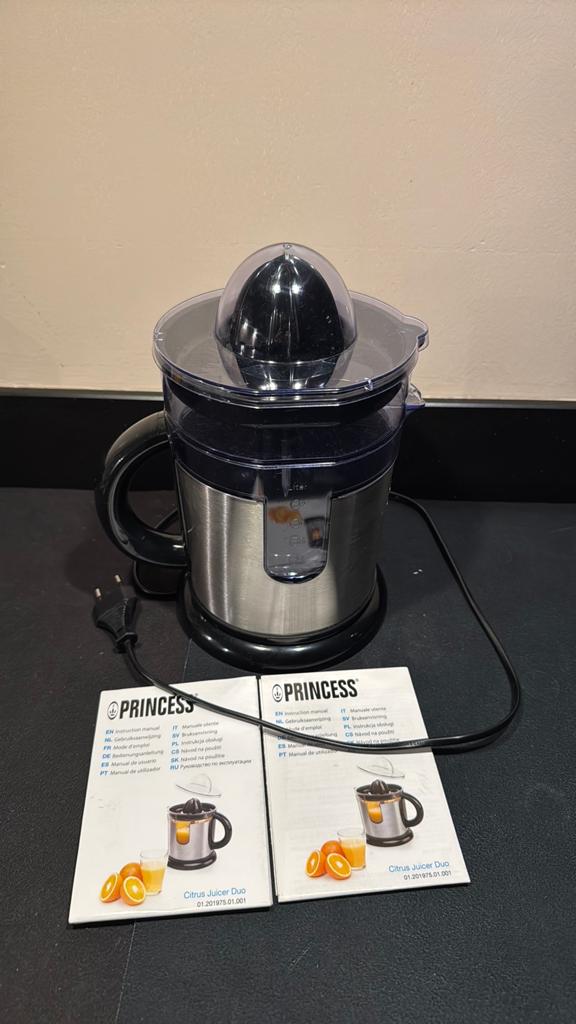 Princess Citrus Juicer Duo - Zo goed als nieuw, Ophalen of Verzenden, Zo goed als nieuw, Elektrisch, Citruspers