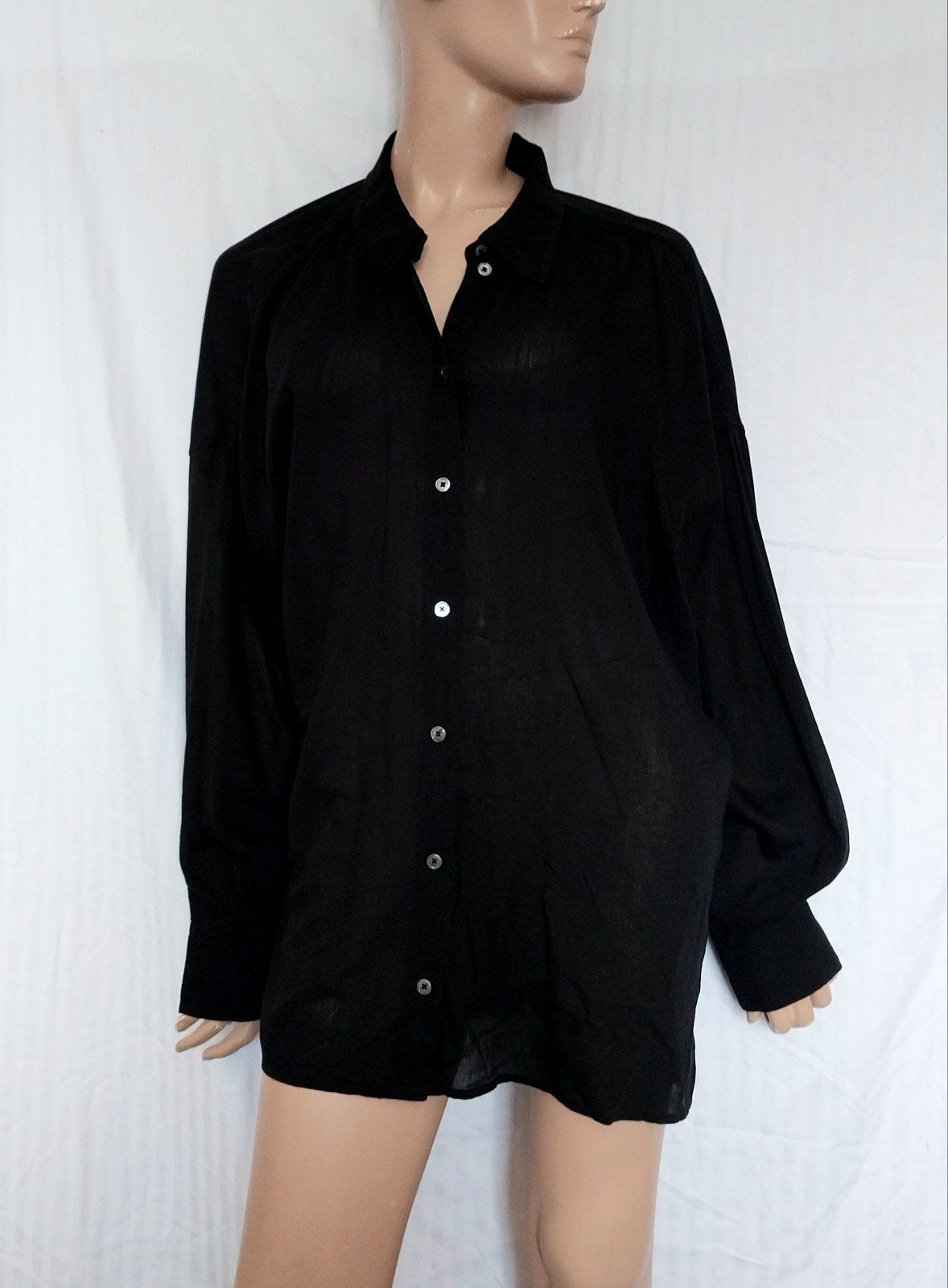 DRYKORN Oversized Blouse, Ophalen of Verzenden, Zo goed als nieuw, Maat 42/44 (L), Zwart