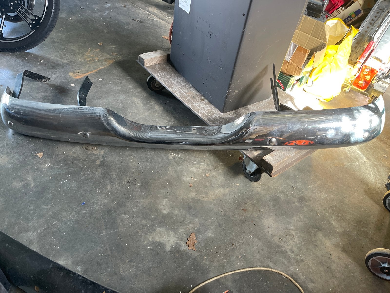 Chromen Bumper - Gebruikt chevrolet apache, Auto-onderdelen, Ophalen, Gebruikt, Bumper