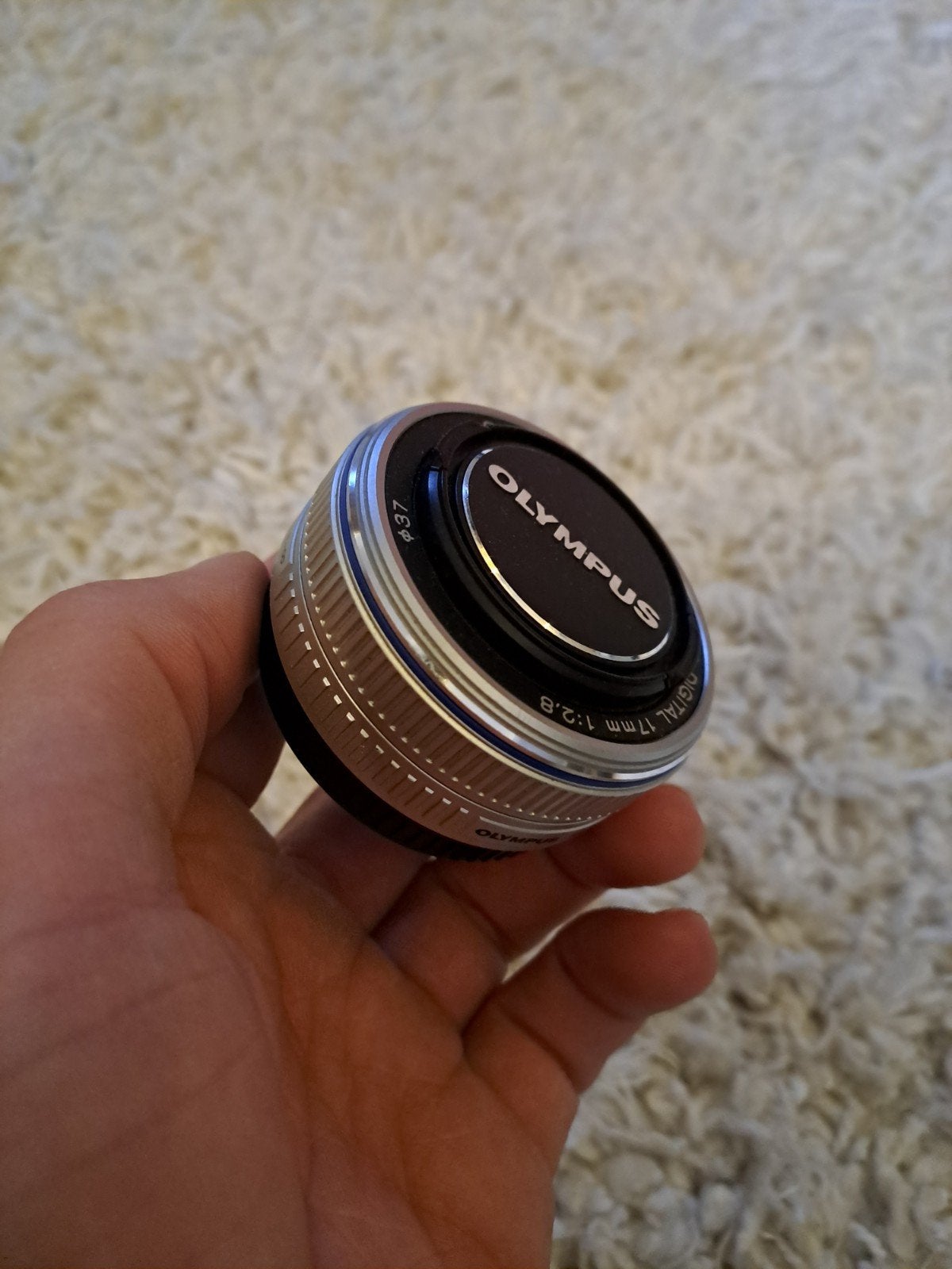 olympus M.Zuiko Digital 17mm 2.8, Micro Four Thirds, Ophalen of Verzenden, Zo goed als nieuw, Standaardlens