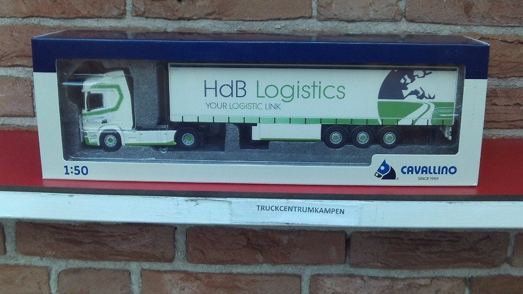 Cavallino  Scania  met  Tautliner  van  HdB  Logistics., Ophalen of Verzenden, Nieuw, Bus of Vrachtwagen, Tekno