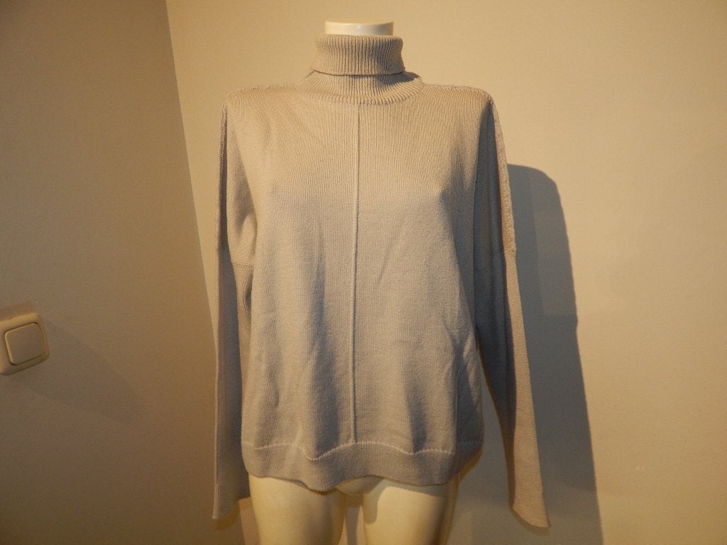 Annette Gortz licht grijze wollen trui met kol winter M, Kleding | Dames, Maat 38/40 (M), Annette Gortz, Ophalen of Verzenden