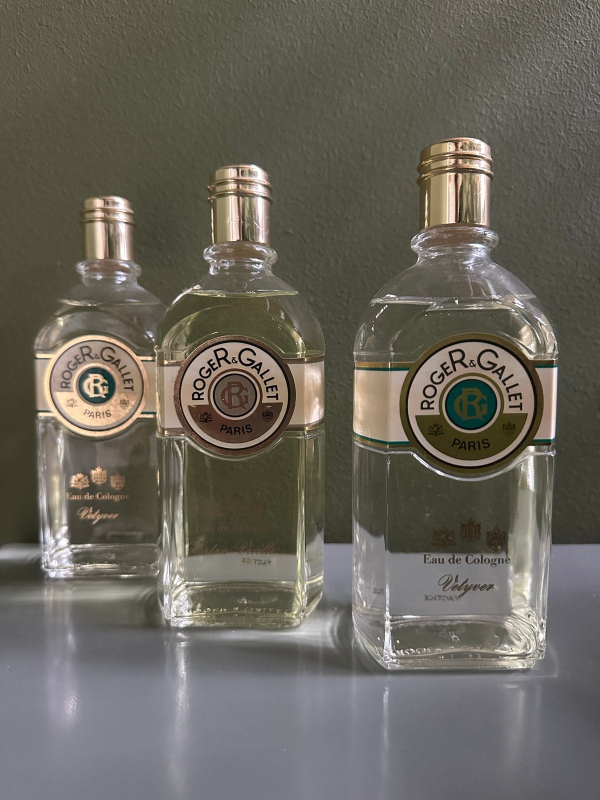 3 Factice Roger & Gallet grote Parfumfles /dummy/ display, Ophalen of Verzenden, Zo goed als nieuw