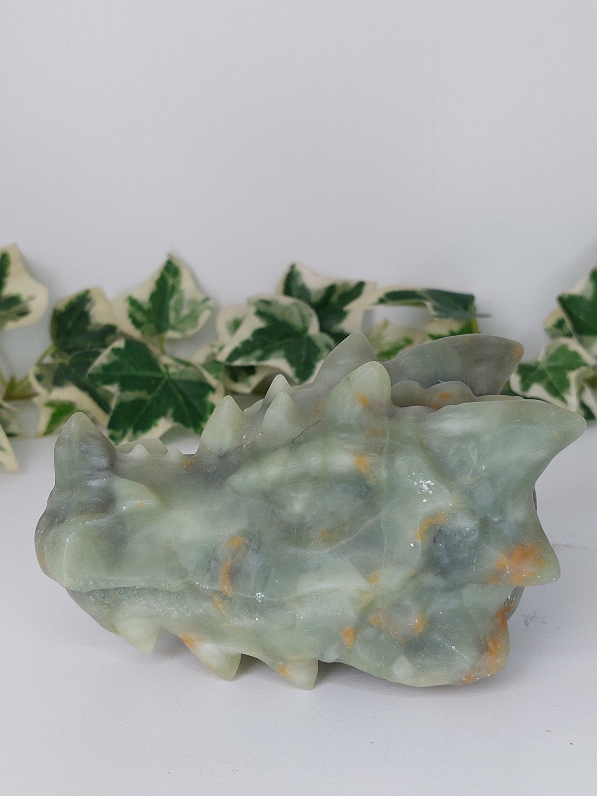 Nieuwe soort carving draak van groene "jade", Ophalen of Verzenden, Nieuw