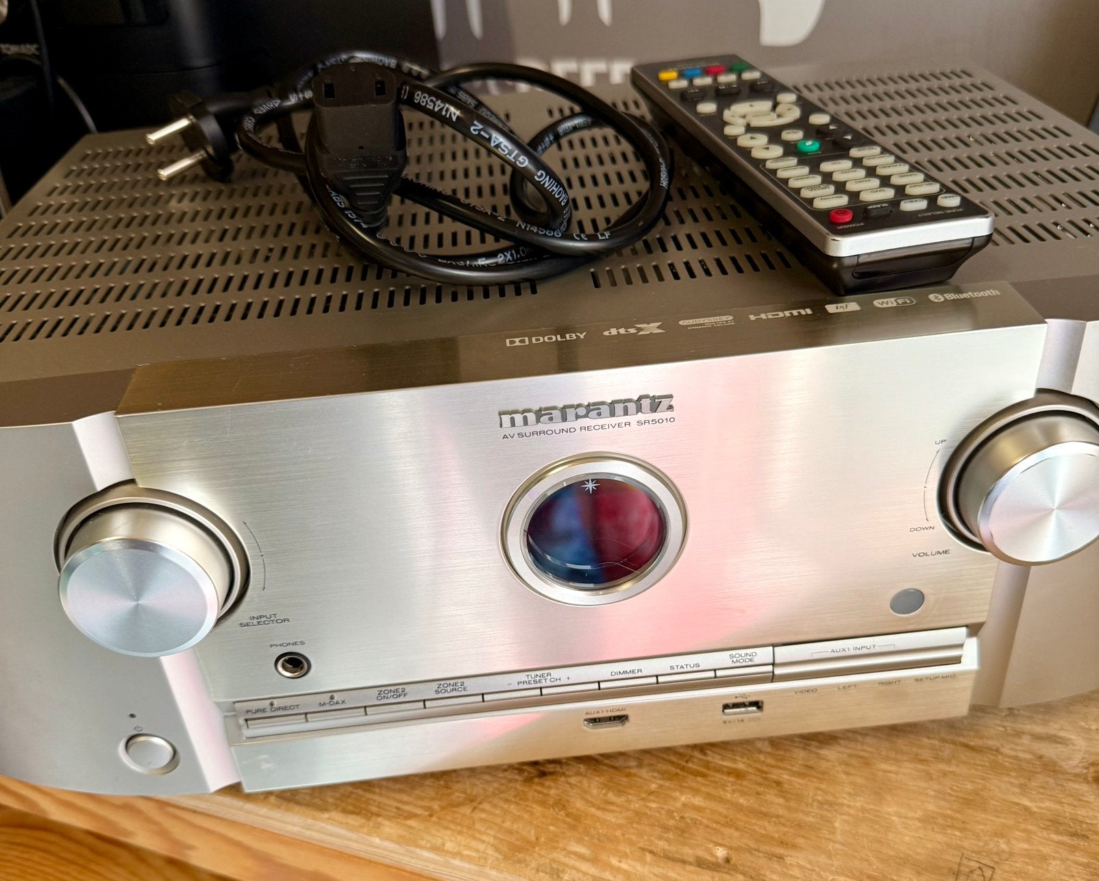 Marantz SR5010 7.2 AV Receiver – defect / hobbyproject., Marantz, Ophalen of Verzenden, Niet werkend, 120 watt of meer