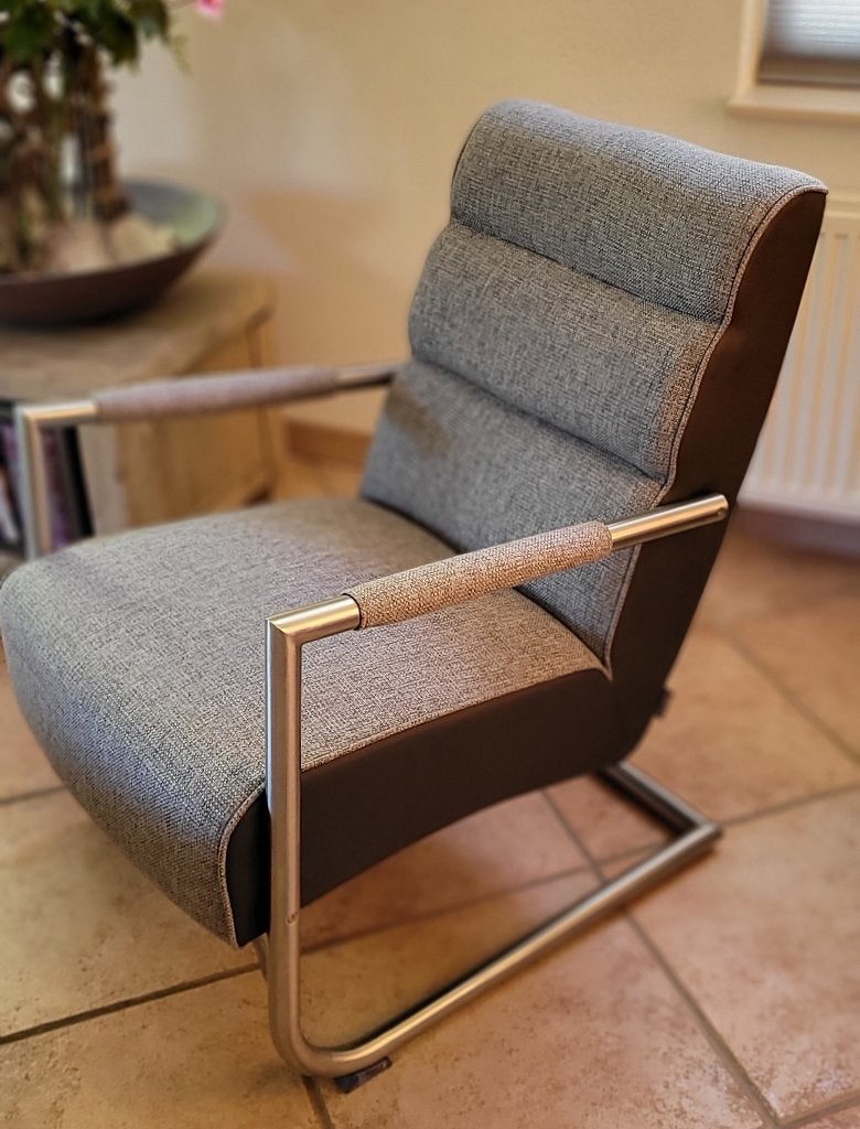 Fauteuils Luzern, Huis en Inrichting, Fauteuils, Ophalen, Minder dan 75 cm, Leer, Zo goed als nieuw