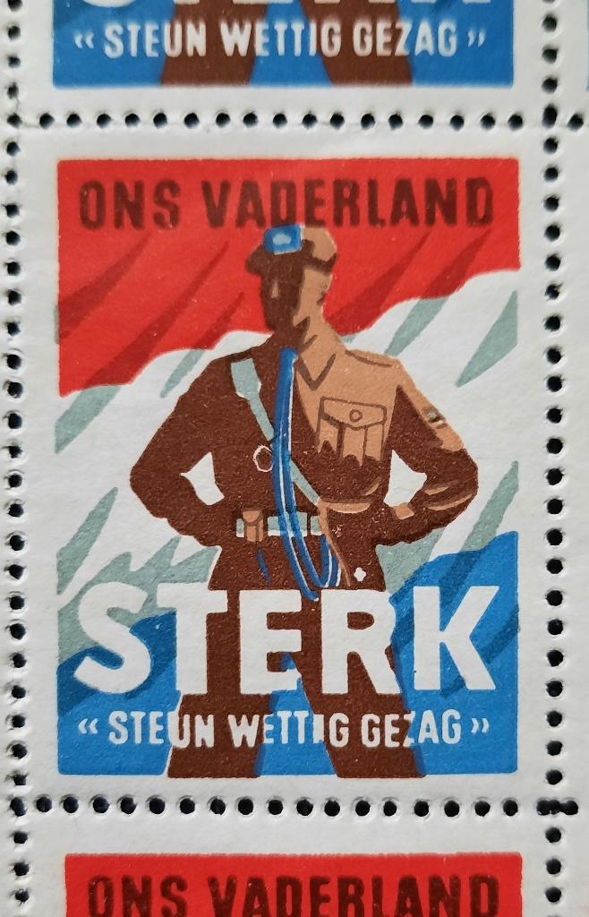 Sluitzegels NISWG, Verzamelen, Verzenden, Landmacht, Nederland, Foto of Poster