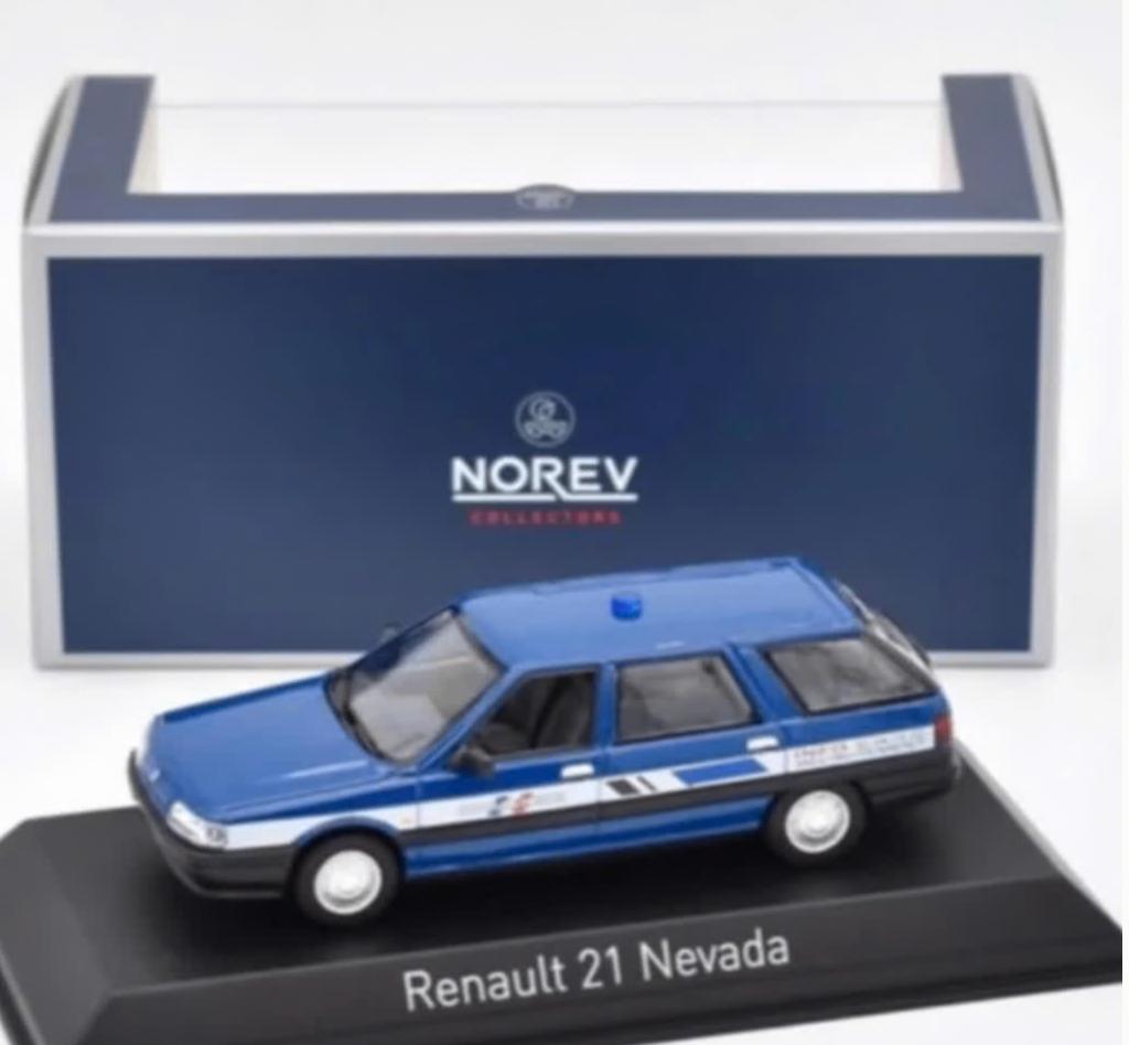 Renault 21 Nevada 1992 Gendarmerie werving 1/43 NOREV 512139, Hobby en Vrije tijd, Modelauto's | 1:43, Verzenden, Nieuw, Auto