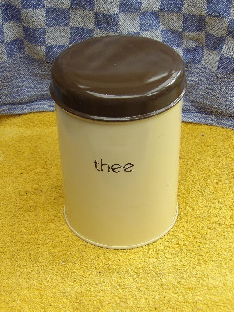 theebus/ voorraadbus thee/ Brabantia, Ophalen of Verzenden