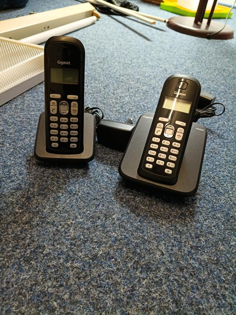 Gigaset AS200 DECT telefoonset met 2 handsets, Ophalen of Verzenden, Gebruikt, 2 handsets