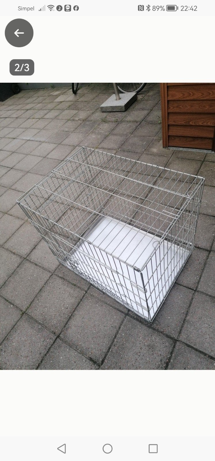 Honden bench., Dieren en Toebehoren, Ophalen, Gebruikt