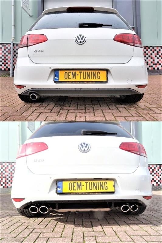 Diffuser + Uitlaat geschikt voor Golf 7 | 7R-LOOK | 12-17 |, Ophalen of Verzenden
