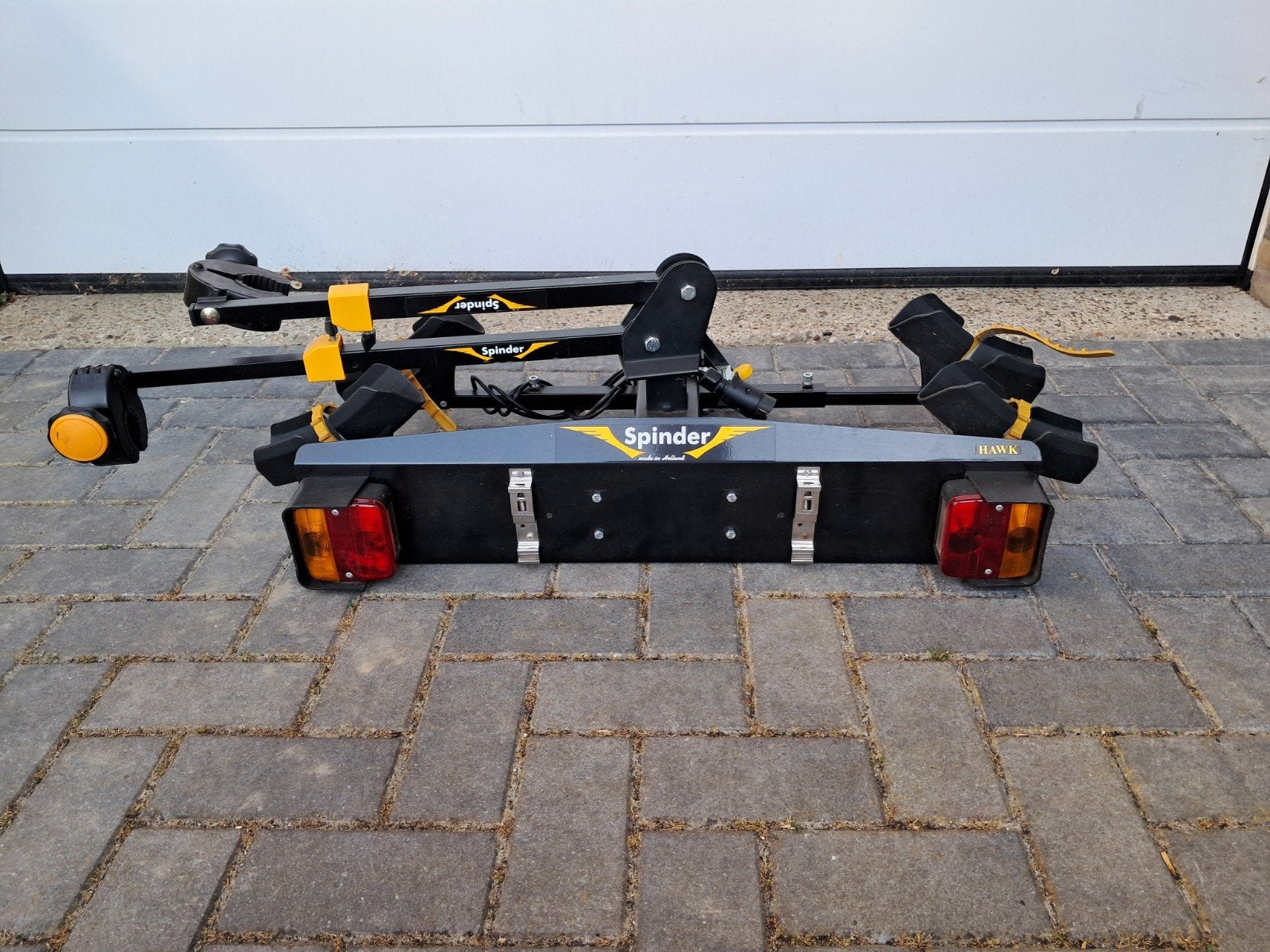 Hawk fietsendrager, Ophalen, Gebruikt, 2 fietsen, Trekhaakdrager