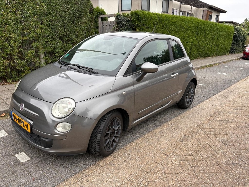 Fiat 500 0.9 Twinair 2011 Grijs, Auto's, Voorwielaandrijving, Stof, Elektrische buitenspiegels, 905 kg