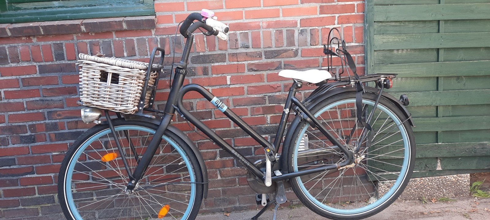 Batavus fiets 28 inch, frame 53 met mand en monkey, 53 tot 56 cm, Ophalen, Gebruikt, Batavus