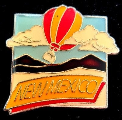 New Mexico ballon pin, Verzenden, Nieuw, Transport, Speldje of Pin