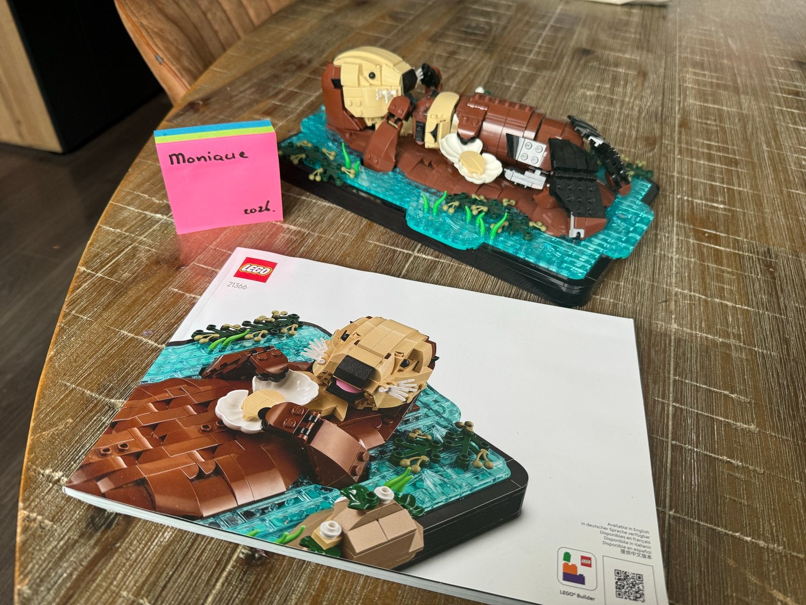 Lego 21366 Drijvende Otters, Gebruikt, Lego, Ophalen of Verzenden, Ideas