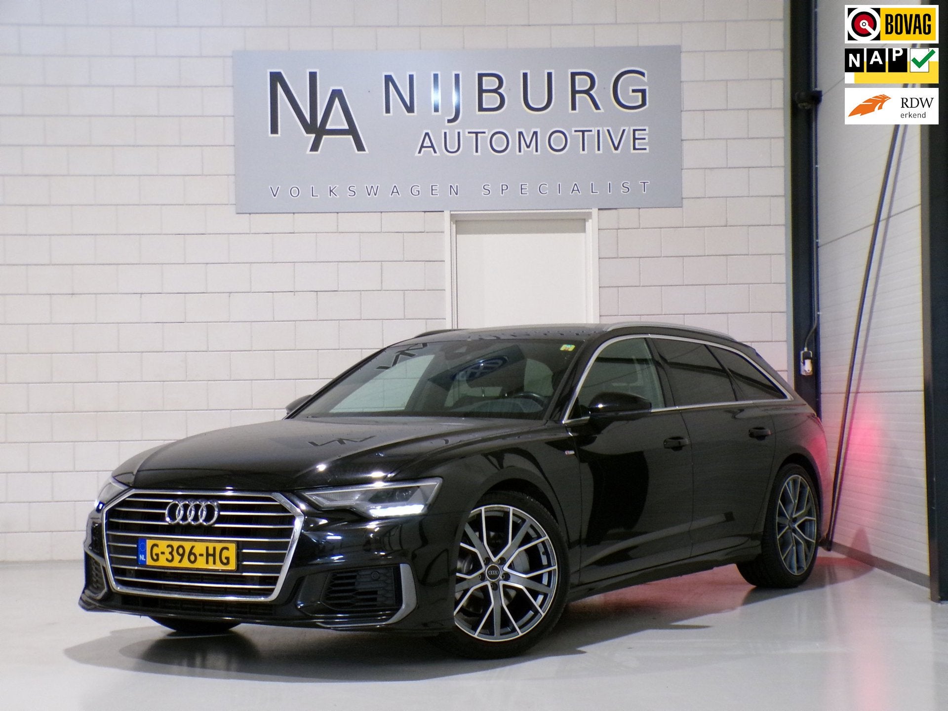 Audi A6 Avant 45 TFSI Sport S line Edition "Origineel NL!" A, Auto's, Audi, Dealer onderhouden, 15 km/l, Gebruikt, Zwart