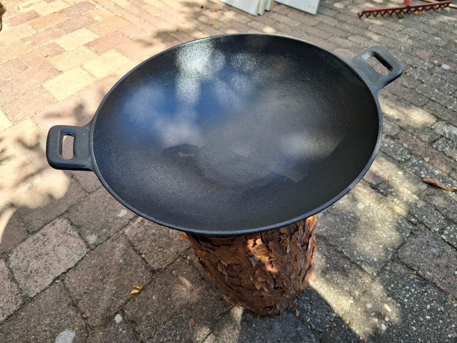 wok gietijzer, Ophalen, Gietijzer, Wok