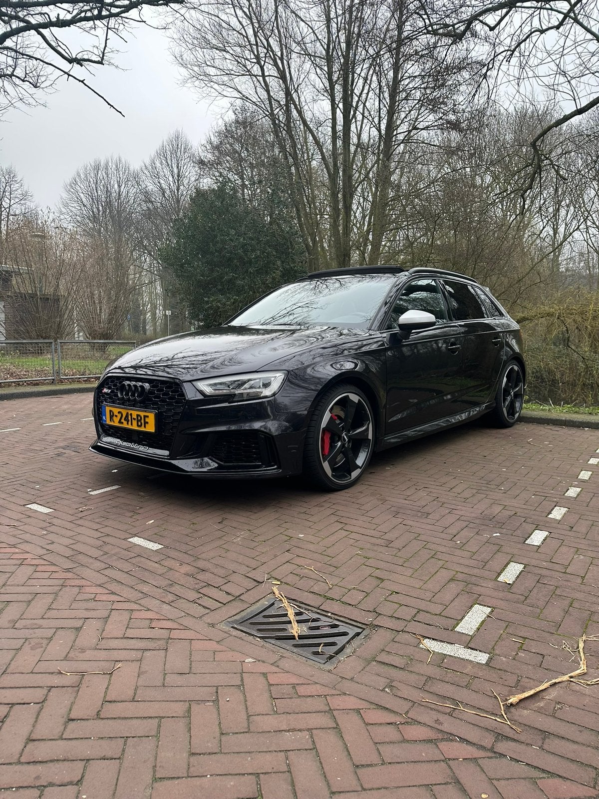 Audi RS3 2.5 Tfsi 485pk Quattro S Tronic 2019 Zwart, Automaat, Zwart, RS3, 1505 kg