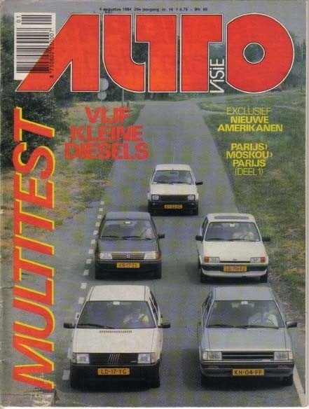 Autovisie 16 1984 : Daihatsu Charade - Ford Fiesta - Nissan, Ophalen of Verzenden, Gelezen, Algemeen