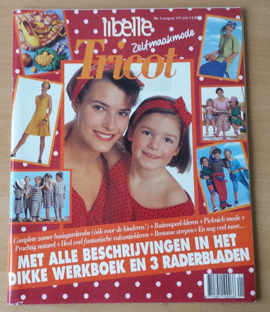 Libelle Tricot nr.3 - 1992, Hobby en Vrije tijd, Kledingpatronen, Overige merken, Vrouw, Ophalen of Verzenden, Libelle