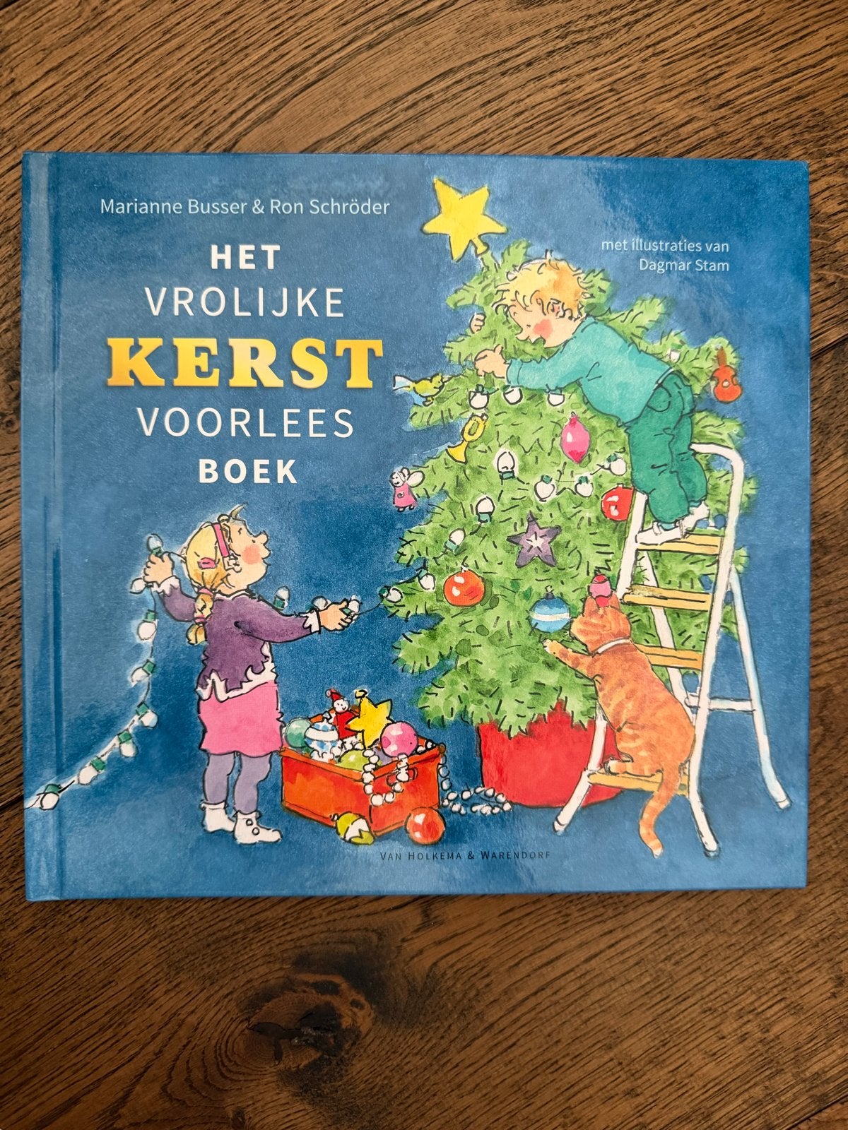 Marianne Busser - Het vrolijke kerstvoorleesboek, Boeken, Fictie algemeen, Ophalen of Verzenden, Zo goed als nieuw, Marianne Busser; Ron Schröder