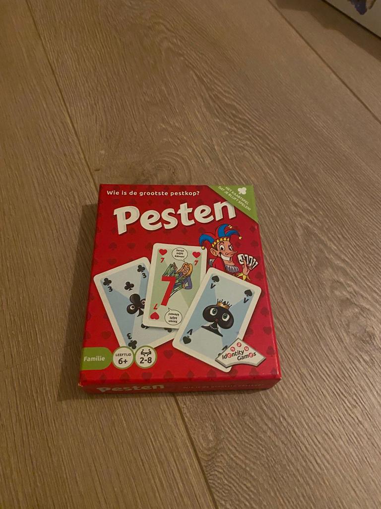 Pesten kaartspel nieuw, Een of twee spelers, Ophalen of Verzenden, Nieuw