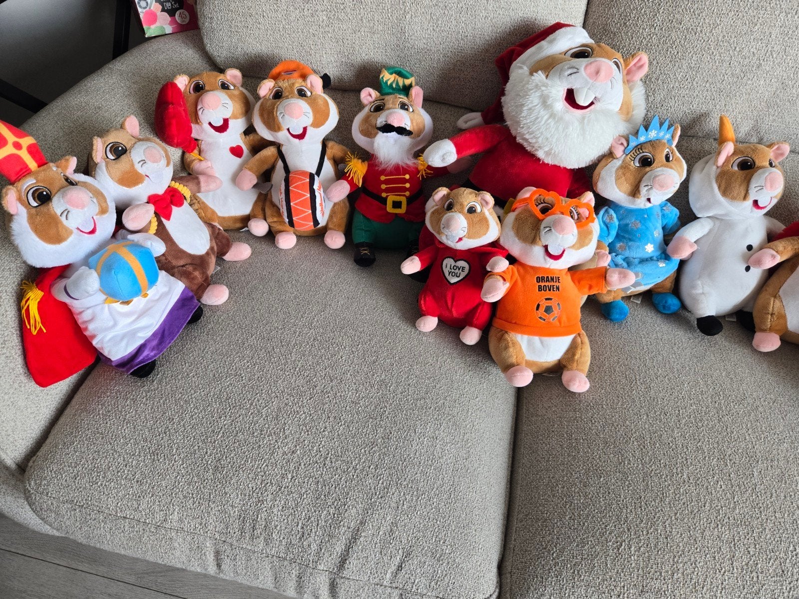 Hamster knuffels AH 13 stuks, Albert Heijn, Hamster, Ophalen of Verzenden, Zo goed als nieuw
