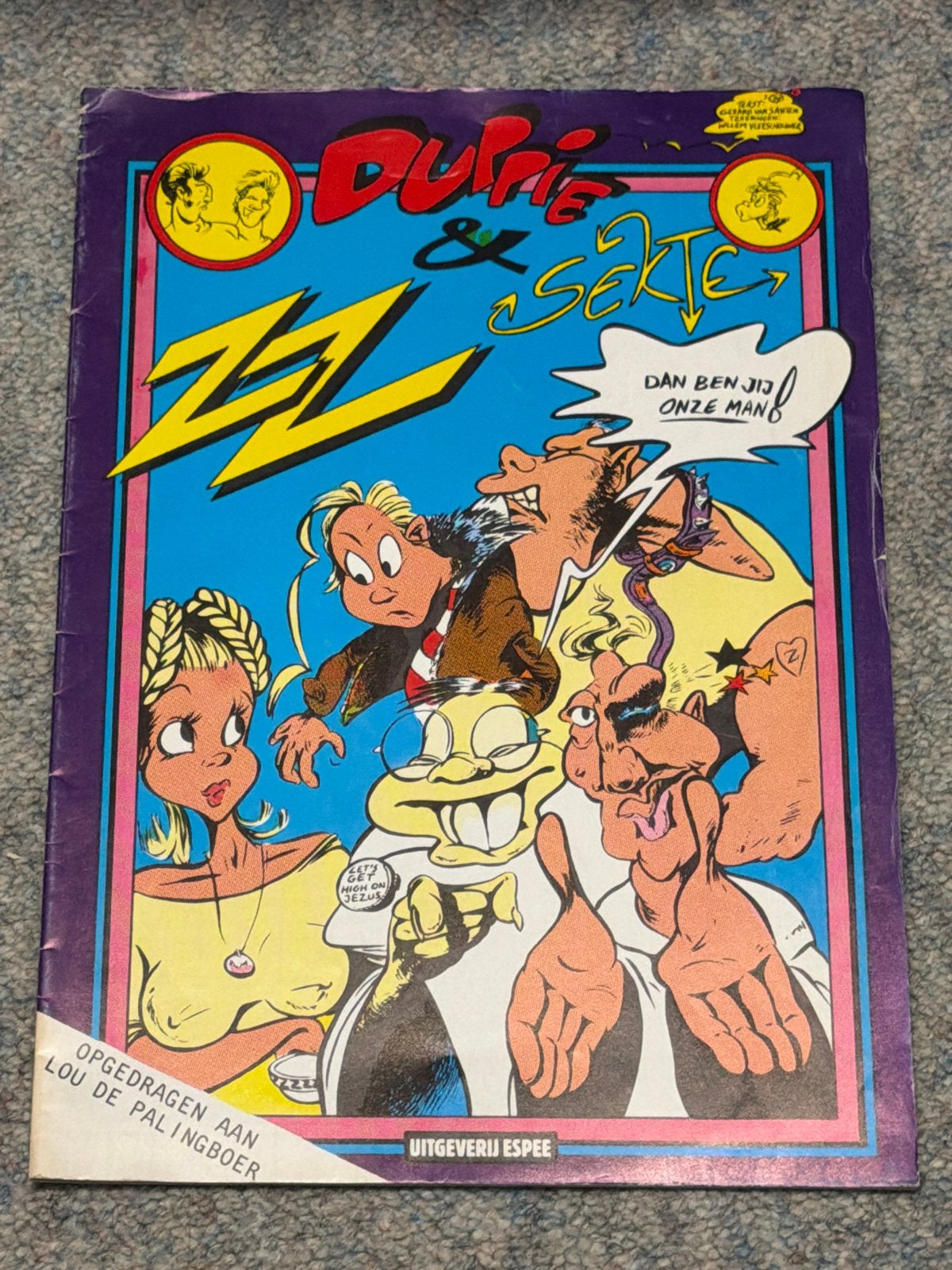 Duppie en de ZZ Sekte - Stripboek uit 1979, Eén stripboek, Ophalen of Verzenden, Gelezen