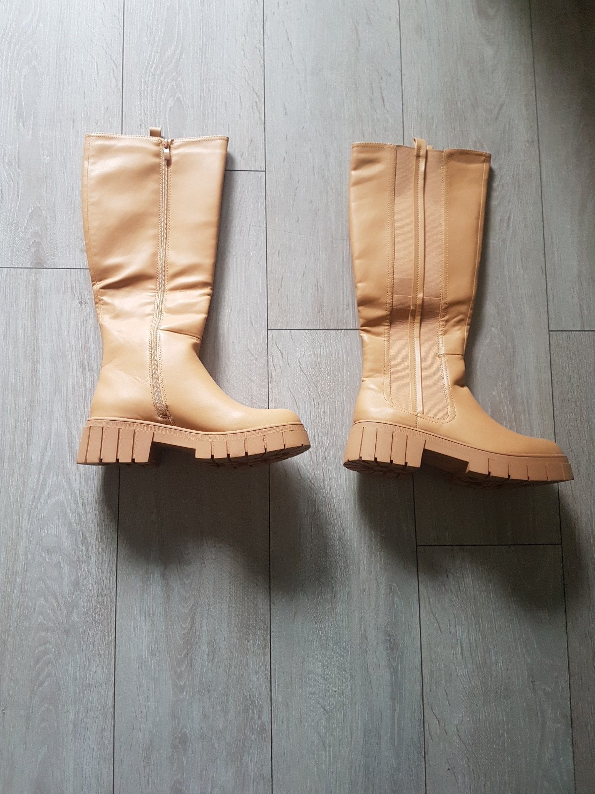 boots camel met rits maat 40, Hoge laarzen, Bruin, Verzenden, Nieuw