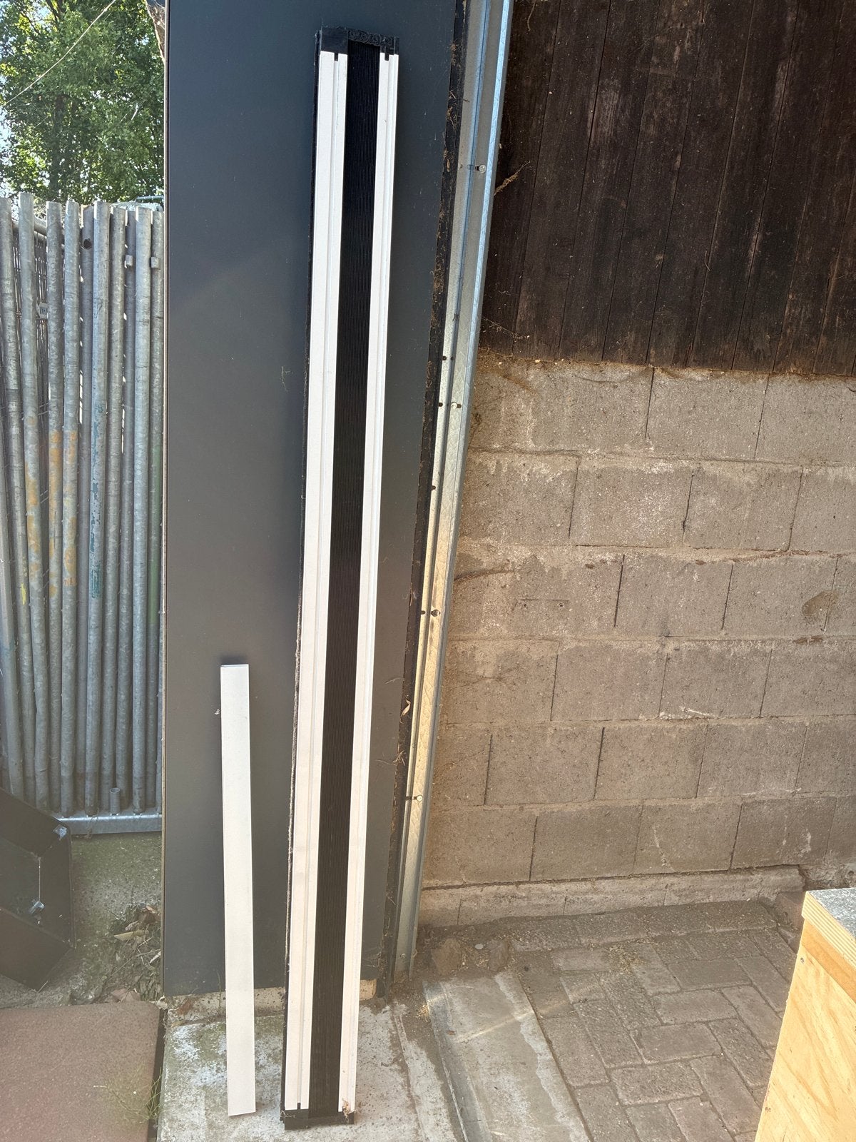 Plissé hordeur 2260x995 mm (onderstrip ontbreekt), Doe-het-zelf en Verbouw, Ophalen, 80 tot 100 cm, 215 cm of meer, Hordeur