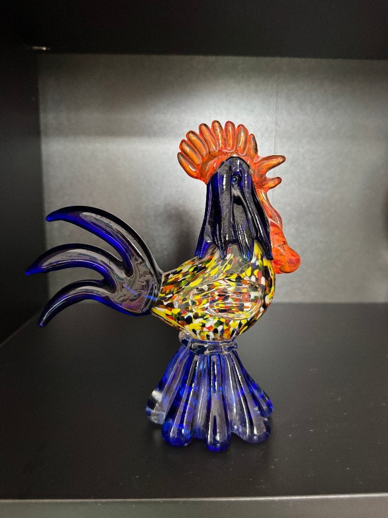 Murano stijl glazen haan, Antiek en Kunst, Ophalen