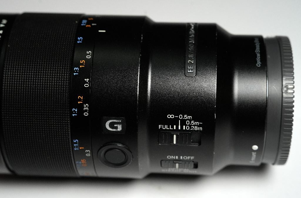 Sony FE 90mm F/2.8G Macro OSS, Ophalen of Verzenden, Gebruikt, Macrolens