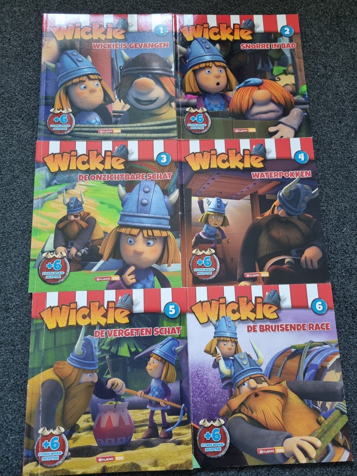 leesboekjes van Wickie de Vicking, Meerdere stripboeken, Ophalen, Zo goed als nieuw