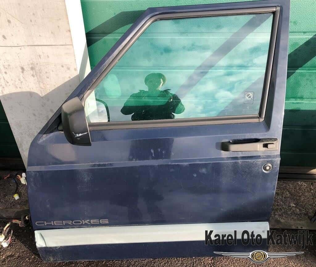 Voordeur Links (kale deur) Jeep Cherokee XJ 1998-2000, Gebruikt, Carrosserie en Plaatwerk, -, Ophalen of Verzenden