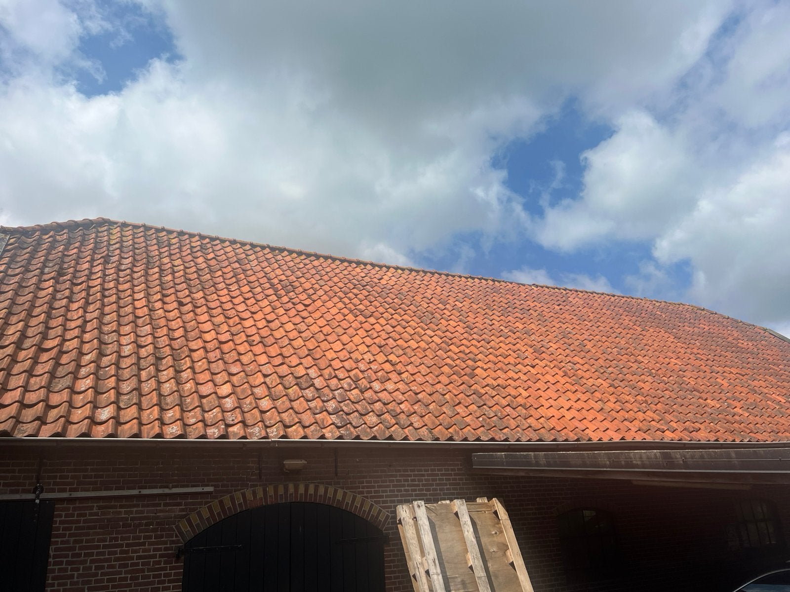 Oud hollandse dakpannen, Doe-het-zelf en Verbouw, Dakpannen en Dakbedekking, Gebruikt, Steen of Klei, Ophalen of Verzenden, 15 m² of meer