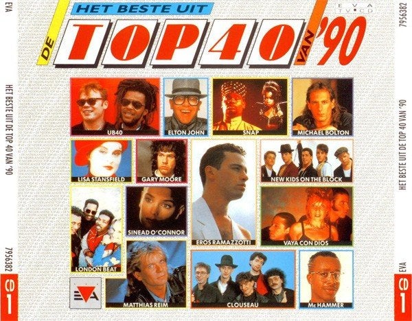 2CD - Het Beste uit de Top 40 van '90, Cd's en Dvd's, Gebruikt, Ophalen of Verzenden, Verzamelalbum, Pop