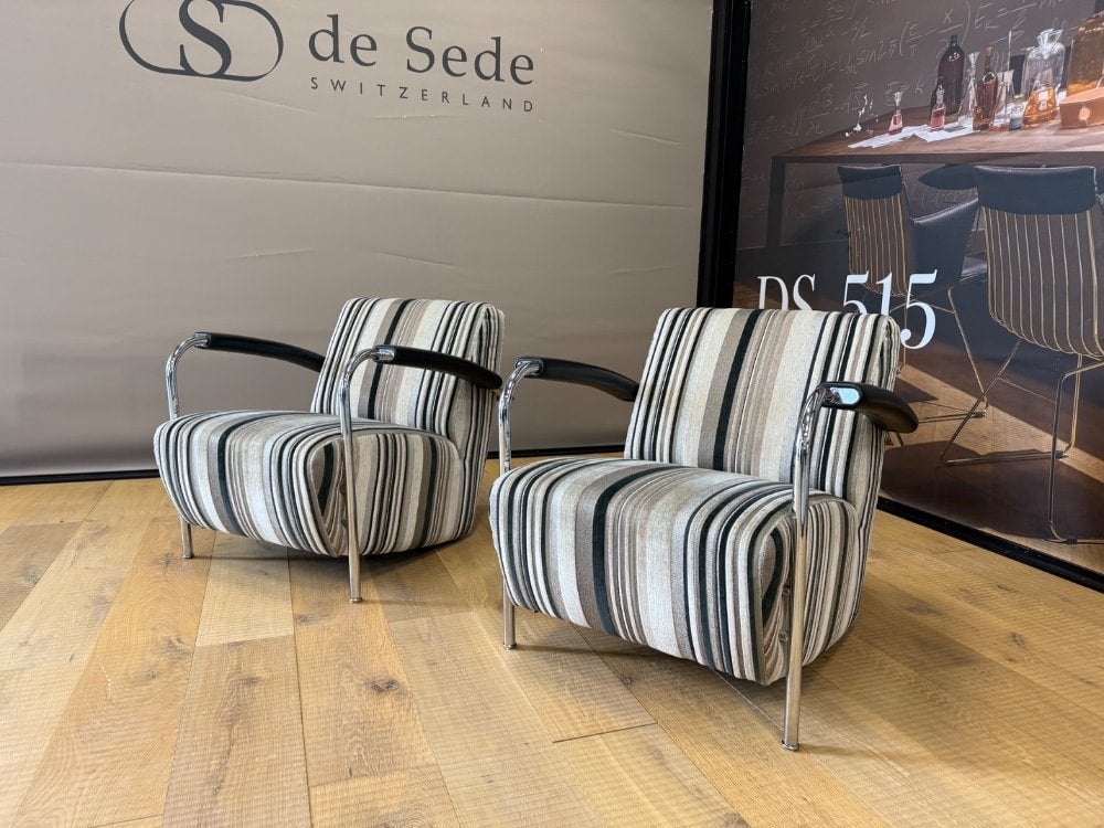 2 Leolux Scylla Fauteuil stof design stoel